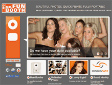 Tablet Screenshot of mrfunbooth.com